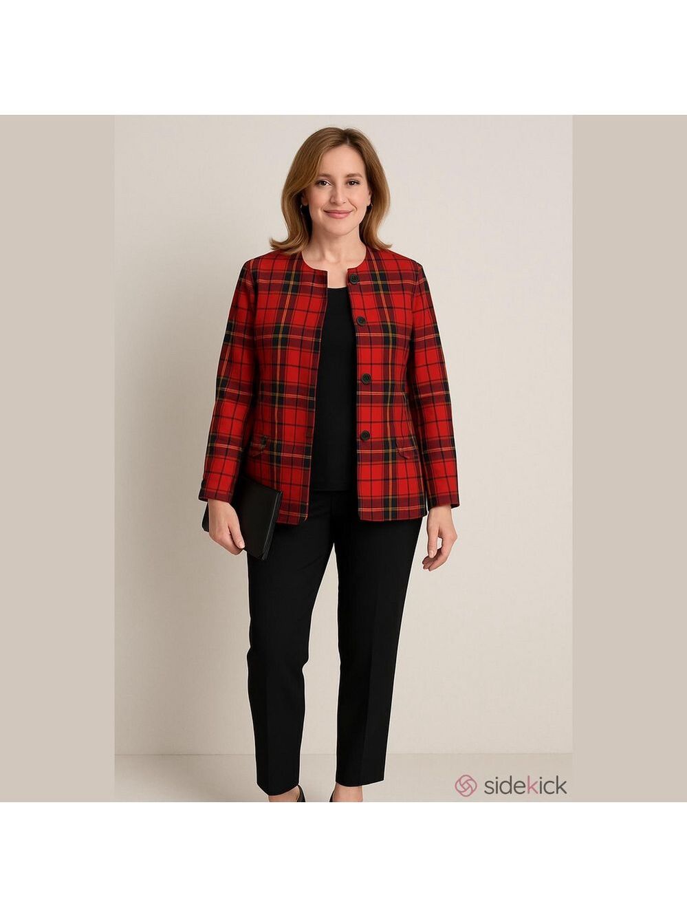 Retro 90's Scotch Plaid/Tartan Alexon UK Oversized Businesscore Blazer